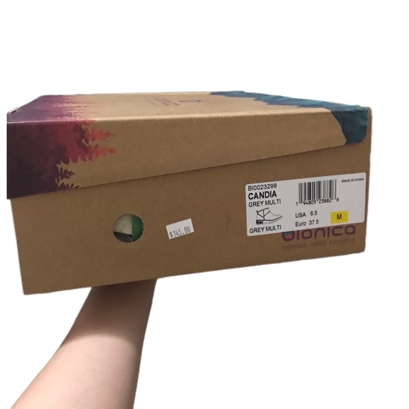 Bionica Candia Shearling Boots in Grey Pattern 6.5M, New - Picture 8 of 11